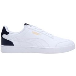 Buty męskie Puma Shuffle M 309668 05 białe. Białe buty sportowe na co dzień męskie z gumy, bez zapięcia. Za 293.50 zł.