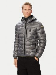 Blauer Kurtka puchowa Wave 26WBLUC03064 Szary Regular Fit. Szare kurtki męskie Blauer, m, bez wzorów, z puchu, bez kaptura. Za 1,849.00 zł.