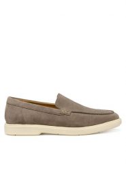 Geox Mokasyny U Spherica Ec17 U55LAD 00022 C1018 Szary. Szare mokasyny męskie Geox, ze skóry. Za 379.99 zł.