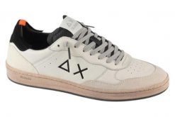 Buty sportowe Sneakersy męskie, Urban Basket. Białe buty sportowe na co dzień męskie SUN68, z materiału, bez zapięcia, trekkingowe. Za 499.99 zł.
