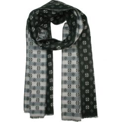 Szalik Miękki, Czarno-Szary Wzór Geometryczny, V.Fraas -Cashmink- Elegancki, Męski. Szare szaliki męskie V. Fraas, bez wzorów, z materiału. Za 59.00 zł.