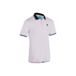 Koszulka polo tenis Dry 500 męska. Białe koszulki polo męskie ARTENGO, m, bez wzorów, z elastanu, bez ramiączek. Za 49.99 zł.