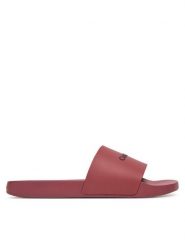 Calvin Klein Klapki Pool Slide Rubber HM0HM00455 Bordowy. Czerwone klapki i japonki męskie CALVIN KLEIN, z tworzywa sztucznego. Za 119.99 zł.