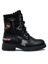 Harry Potter Trapery CS2665-06WBHP Czarny. Czarne kozaki dziewczęce harry potter, bez wzorów, ze skóry, bez obcasa. Za 135.99 zł.