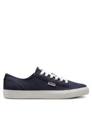 Helly Hansen Tenisówki Fjord Canvas 2 11916 Granatowy. Niebieskie trampki i tenisówki męskie Helly Hansen, bez wzorów, z materiału, bez zapięcia. Za 179.99 zł.