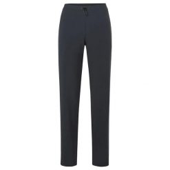 Damskie spodnie zimowe VAUDE Mineo II. Czarne spodnie materiałowe damskie Vaude, bez wzorów, sportowe. W wyprzedaży za 532.30 zł.