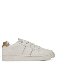 Geox Sneakersy J Eclyper Girl J36LRC 000BC C0588 S Biały. Białe buty sportowe dziewczęce Geox, bez wzorów, ze skóry, bez zapięcia. Za 109.99 zł.
