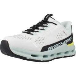 Buty SKECHERS GLIDE STEP VISTA LANE Biały. Białe buty trekkingowe męskie Skechers, z tkaniny, bez zapięcia, trekkingowe, Skechers Sport. Za 279.99 zł.
