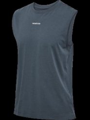 Hummel nwlLOGO TANK TOP koszulka bez rękawów z bawełny organicznej. Szare t-shirty sportowe męskie HUMMEL, l, z bawełny, bez ramiączek, do biegania. Za 149.00 zł.