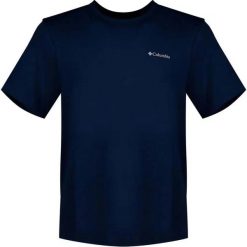 T-shirt Columbia 2154991cb Niebieski. Niebieskie t-shirty męskie Columbia, s, bez wzorów, bez kołnierzyka. Za 129.05 zł.