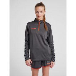 Bluza do piłki nożnej damska Hummel demi-zip hml AUTHENTIC. Szare bluzy bez kaptura damskie HUMMEL, m. W wyprzedaży za 165.50 zł.