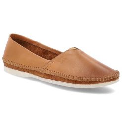 Brązowe Baleriny Maciejka Stylowe Wsuwane Obuwie Damskie. Brązowe baleriny damskie Maciejka, bez wzorów, ze skóry, bez obcasa. Za 239.00 zł.
