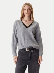 ONLY Sweter Manifesta 15329229 Szary Regular Fit. Szare swetry klasyczne damskie Only, s, z syntetyku, bez kołnierzyka. Za 169.99 zł.