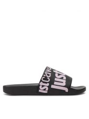 Just Cavalli Klapki 76RA3SZ1 Czarny. Czarne klapki damskie Just Cavalli, bez wzorów, z syntetyku, bez obcasa. Za 409.99 zł.