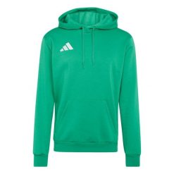 Bluza Męska adidas Entrada 26 z Kapturem Bawełniana Sportowa Hoody roz. M. Białe bluzy sportowe męskie Adidas, bez wzorów, z bawełny, sportowe, bez kołnierzyka, bez ramiączek. Za 135.00 zł.