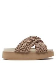 Inuikii Klapki Woven Stones Platform 70103-106 Brązowy. Brązowe klapki damskie Inuikii, bez wzorów, z materiału, bez obcasa. Za 1,169.00 zł.