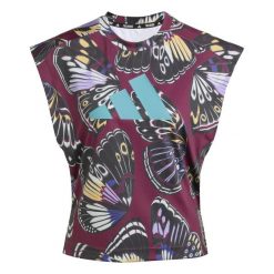 Damski tank top adidas Farm. Czarne topy sportowe damskie Adidas, bez wzorów, bez ramiączek. Za 193.00 zł.