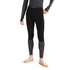 Legginsy Termiczne Męskie Icebreaker ZoneKnit 200 Leggings. Czarne bielizna termoaktywna męska Icebreaker, m, bez wzorów. W wyprzedaży za 443.55 zł.