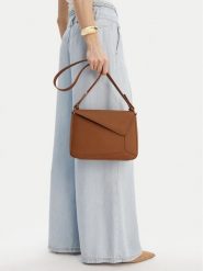 GINO ROSSI Torebka C-KY117 Brązowy. Brązowe torebki klasyczne damskie Gino Rossi, bez wzorów, z materiału, bez dodatków. Za 199.99 zł.