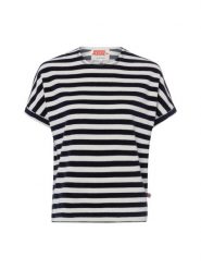 Marie Lund koszulka ręcznikowa Kobiety Bawełna niebieski, S. Niebieskie t-shirty damskie Marie Lund, s, bez wzorów, z bawełny, bez kołnierzyka. Za 129.95 zł.