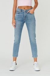 7 FOR ALL MANKIND Niebieskie jeansy JOSEFINA LUXE VINTAGE SELFMADE. Niebieskie jeansy damskie 7 FOR ALL MANKIND. W wyprzedaży za 469.99 zł.