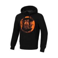 Bluza męska Pitbull z kapturem Orange Dog 24. Czarne bluzy sportowe męskie PITBULL, bez wzorów, sportowe, bez kołnierzyka, bez ramiączek. W wyprzedaży za 229.00 zł.