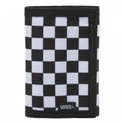 Portfele Vans Slipped czarno-białe. Białe portfele męskie Vans, bez wzorów. Za 105.75 zł.