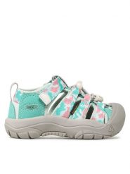 Keen Sandały Newport H2 1026267 Niebieski. Niebieskie sandały dziewczęce Keen, z materiału, bez zapięcia. Za 209.00 zł.