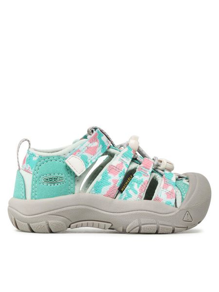 Keen Sandały Newport H2 1026267 Niebieski. Niebieskie sandały dziewczęce Keen, z materiału, bez zapięcia. Za 239.99 zł.