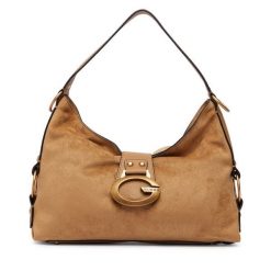 Torebka Guess. Brązowe torebki klasyczne damskie Guess, z aplikacjami, bez dodatków. Za 674.99 zł.