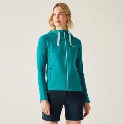 Bluza damska z kapturem Regatta Vatana. Niebieskie bluzy z kapturem damskie Regatta, m, z elastanu. Za 243.50 zł.