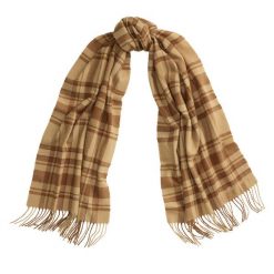 Szalik LAUREN RALPH LAUREN. Brązowe szaliki i kominy damskie Lauren Ralph Lauren, bez wzorów. Za 949.99 zł.