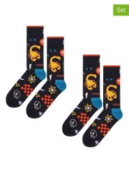 Happy Socks Skarpety (2 pary) ze wzorem rozmiar: 36-40. Skarpetki męskie Happy Socks, bez wzorów. Za 52.99 zł.