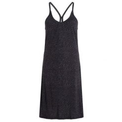 Sukienka damska Protest PRTREVOLVE 23 dress. Czarne sukienki damskie Protest, xs, bez wzorów, sportowe, bez kołnierzyka, bez ramiączek, sportowe. W wyprzedaży za 173.00 zł.