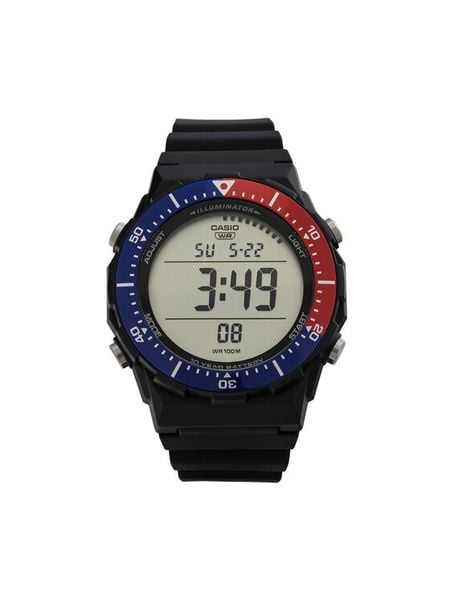 Casio Zegarek Sport AE-1700H-1A2VEF Czarny. Czarne, cyfrowe zegarki męskie Casio. Za 249.99 zł.