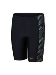 Speedo Kąpielówki "Eco H-Boom" w kolorze czarno-pomarańczowo-oliwkowym rozmiar: 176. Brązowe kąpielówki męskie Speedo, bez wzorów, z materiału. Za 96.37 zł.