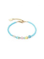 COEUR DE LION Bransoletka z kryształami Swarovski rozmiar: onesize. Niebieskie bransoletki damskie COEUR DE LION, szklane. Za 130.99 zł.