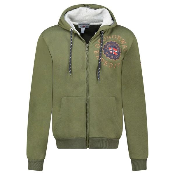 Bluza Geographical Norway GEGANTO KAKI DB MEN 100 khaki męska (WZ3028H/GN-Kaki). Zielone bluzy bez kaptura męskie Geographical Norway, l. Za 119.00 zł.