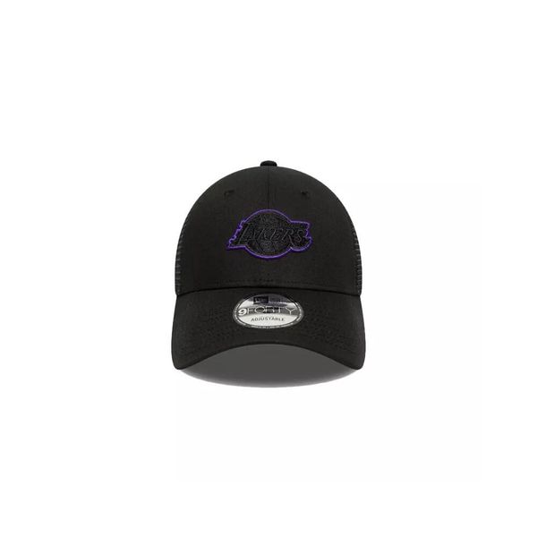 Czapka trucker Los Angeles Lakers 9forty. Czarne czapki męskie New Era, bez wzorów. Za 146.50 zł.