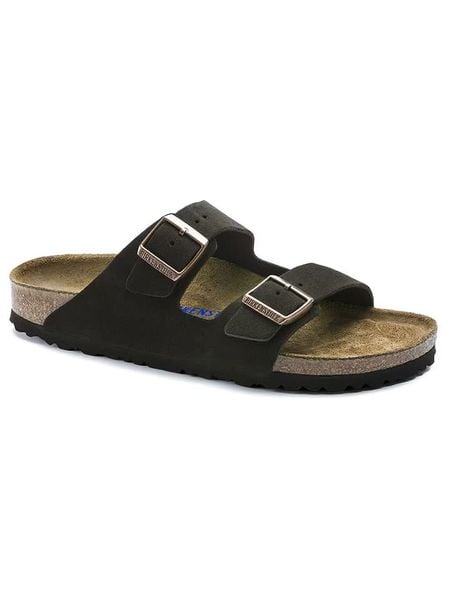 Birkenstock Skórzane klapki "Arizona" w kolorze brązowym rozmiar: 46. Brązowe klapki i japonki męskie Birkenstock, ze skóry. Za 409.00 zł.