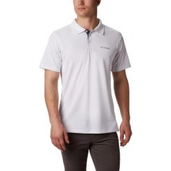 Koszulka męska Columbia Utilizer Polo z kołnierzykiem. Białe koszulki polo męskie Columbia, m, bez wzorów, z poliesteru, bez ramiączek. Za 187.20 zł.