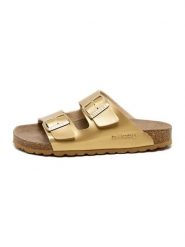 Billowy Klapki w kolorze złotym rozmiar: 39. Żółte klapki damskie Billowy, bez wzorów, bez obcasa. Za 121.99 zł.