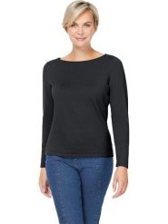 Heine Sweter w kolorze granatowym rozmiar: 40. Niebieskie swetry klasyczne damskie Heine, z bawełny, bez kołnierzyka. Za 56.66 zł.