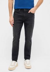 Męskie Spodnie Jeansowe Mustang Style Frisco Skinny Denim Black 1016306 4000 803. Czarne spodnie materiałowe męskie Mustang, bez wzorów, z denimu. Za 219.99 zł.