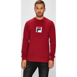 Fila - Bluza. Brązowe bluzy bez kaptura męskie Fila, l, z bawełny. W wyprzedaży za 219.90 zł.