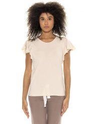 Koszulka Leone 1947 Chic Tones Damen Kurzarm. Białe bluzki sportowe damskie LEONE 1947 APPAREL, s, bez wzorów, z bawełny, bez kołnierzyka. Za 206.29 zł.