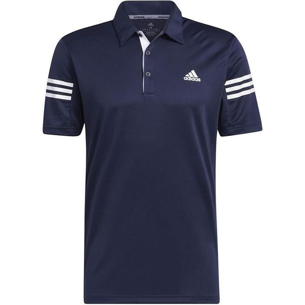 Koszulka męskie adidas Golf Polo Shirt. Niebieskie koszulki polo męskie Adidas, m, bez wzorów, z materiału, bez ramiączek. Za 290.00 zł.