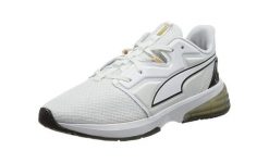 Damskie Buty Sportowe Puma Wms Lvl-up Xt Moto Urban Białe Czarne Białe. Białe obuwie do biegania damskie Puma. Za 222.17 zł.