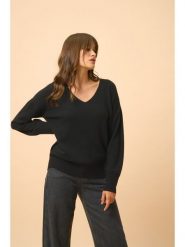Just Cashmere Kaszmirowy sweter "Birse" w kolorze czarnym rozmiar: XL. Czarne swetry klasyczne damskie Just Cashmere, xl, z kaszmiru, bez kołnierzyka. Za 367.22 zł.
