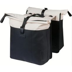 Podwójna torba rowerowa „Vive”, czarna. Czarne torebki klasyczne damskie BASIL, bez wzorów, bez dodatków. Za 423.49 zł.